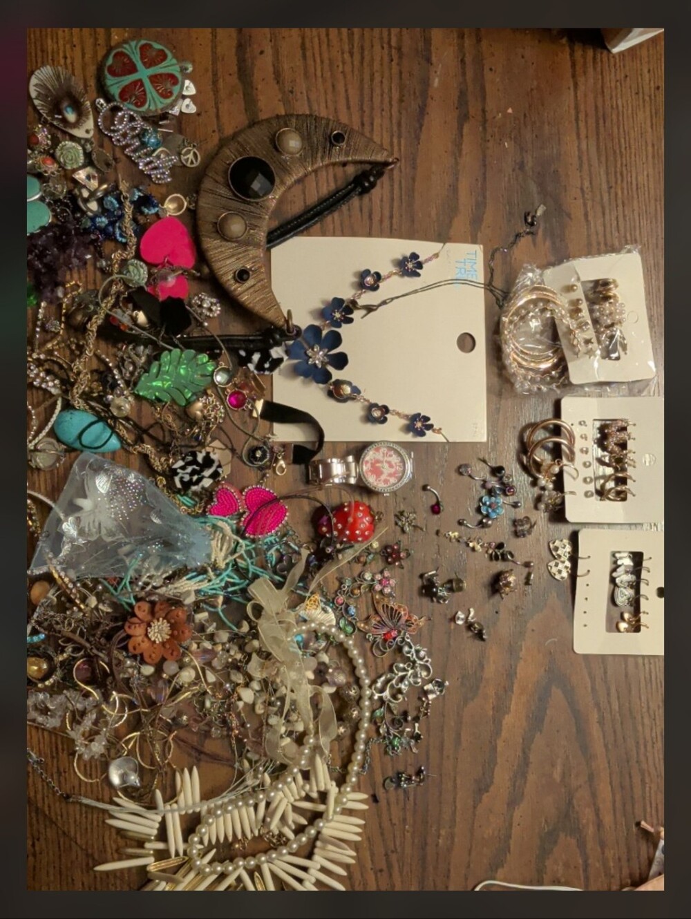 Massive Jewelry Treasure Chest: 3.4 lbs of Costume, Silver & Finds